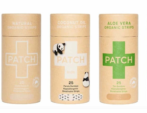 Patch Adhesive Bamboo Bandages - 25 tube CLEARANCE