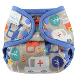 Blueberry Mini Coveralls - Snap