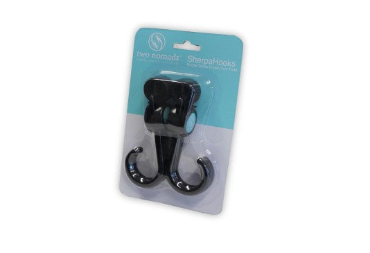 Double Stroller Hooks (twin pack) by Two Nomads
