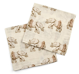 Organic Burp Cloths by Milkbarn (Zebi Baby)